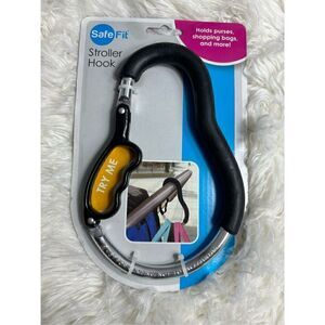 Safe fit stroller hook